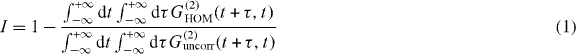 Equation (1)