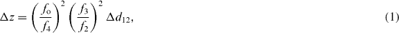 Equation (1)