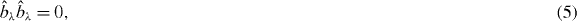 Equation (5)