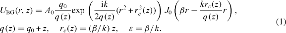 Equation (1)