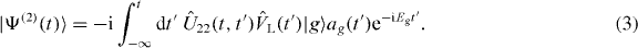 Equation (3)