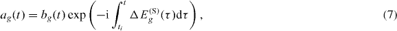 Equation (7)