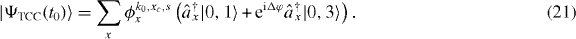 Equation (21)