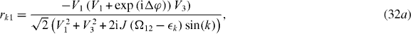 Equation (32a)