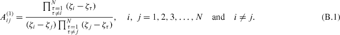 Equation (B.1)