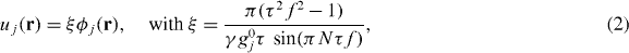 Equation (2)