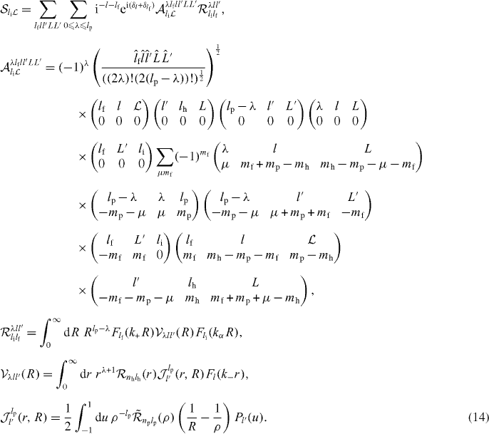 Equation (14)