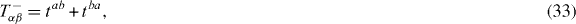 Equation (33)