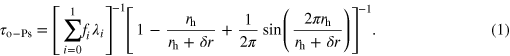 Equation (1)