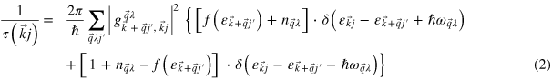 Equation (2)