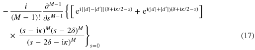 Equation (17)
