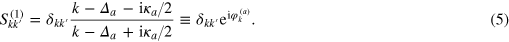 Equation (5)
