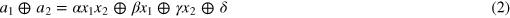 Equation (2)