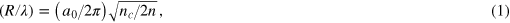 Equation (1)