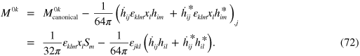 Equation (72)