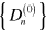 $\left\{ D_{n}^{\left( 0 \right)} \right\}$