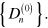 $\left\{ D_{n}^{\left( 0 \right)} \right\}.$