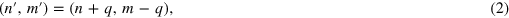 Equation (2)