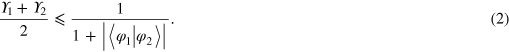 Equation (2)