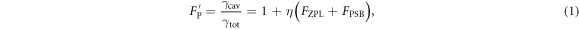 Equation (1)