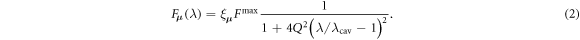 Equation (2)