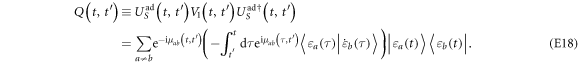 Equation (E18)