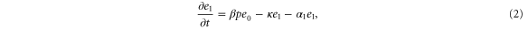 Equation (2)