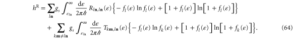 Equation (64)