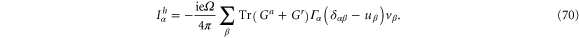 Equation (70)