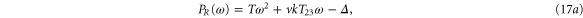 Equation (17a)