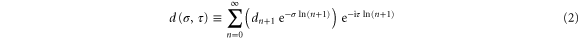 Equation (2)