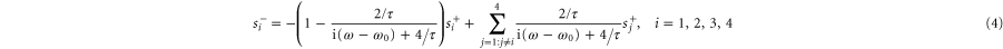 Equation (4)