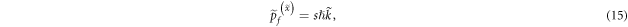 Equation (15)