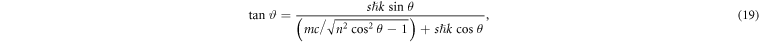 Equation (19)