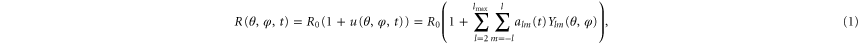 Equation (1)