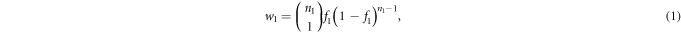 Equation (1)