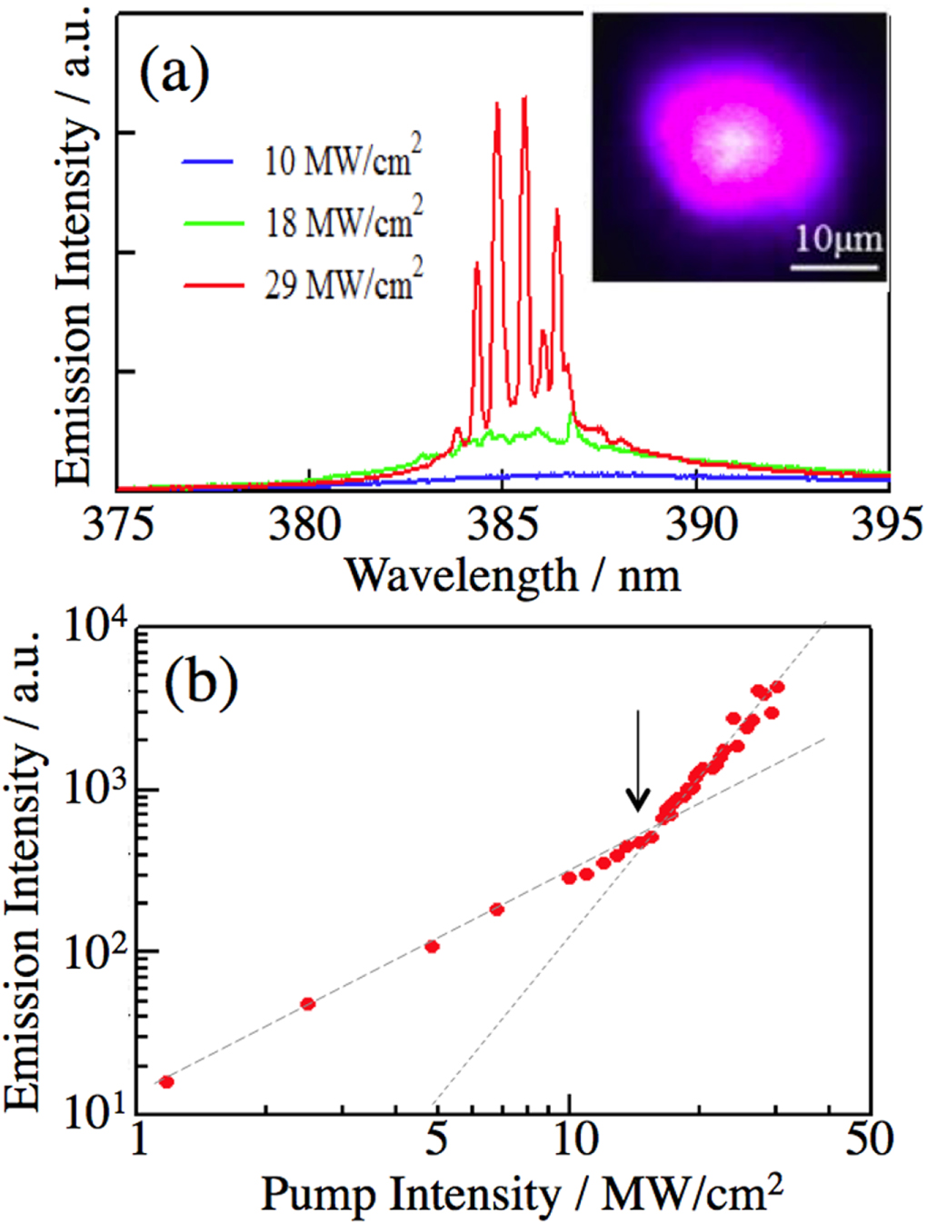 ZnO nanorod array random lasers fabricated by a laser-induced ...