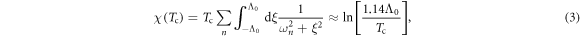 Equation (3)