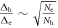 $\frac{{{\rm{\Delta }}}_{{\rm{h}}}}{{{\rm{\Delta }}}_{{\rm{e}}}}\sim \sqrt{\frac{{N}_{{\rm{e}}}}{{N}_{{\rm{h}}}}}$