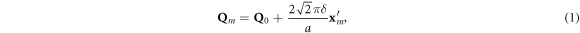 Equation (1)