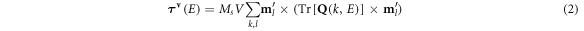 Equation (2)