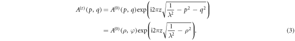 Equation (3)