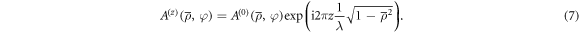 Equation (7)