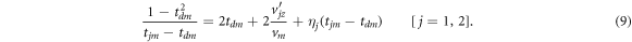 Equation (9)