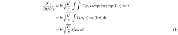 Equation (1)