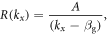 $R({k}_{x})=\displaystyle \frac{A}{({k}_{x}-{\beta }_{{\rm{g}}})},$