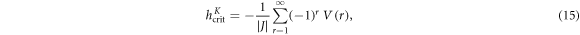 Equation (15)