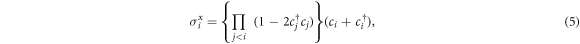 Equation (5)