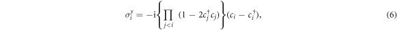 Equation (6)