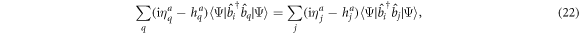 Equation (22)